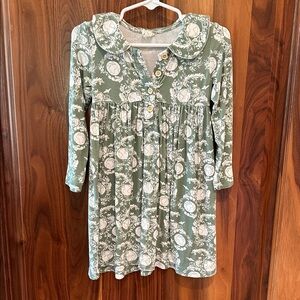 Kate Quinn Green Long Sleeve Dress - 18-24 months